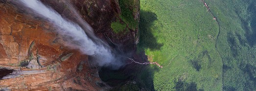 Lume mai inalta Angel Falls, Venezuela - AirPano.ru • 360 programe de panoramă aeriană • Tururi Virtuale 3D din întreaga lume