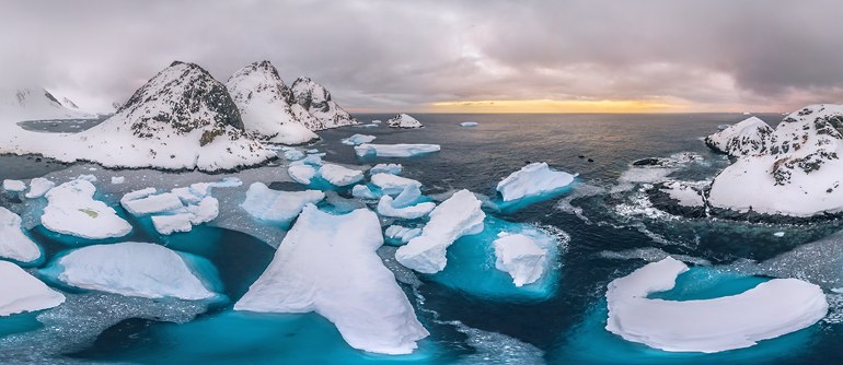 Expedición antártica de AirPano, Parte I - AirPano.com • 360 ° aérea Panorama • 3D Tours Virtuales en el Mundo