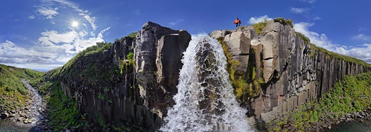 Waterfalls of Iceland - AirPano.com • 360 Degree Aerial Panorama • 3D Virtual Tours Around the World