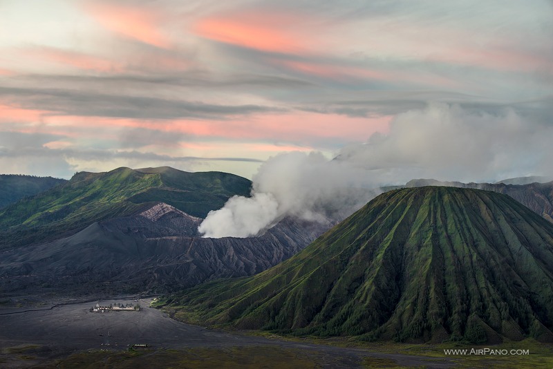 Bromo volcano and Batok volcano