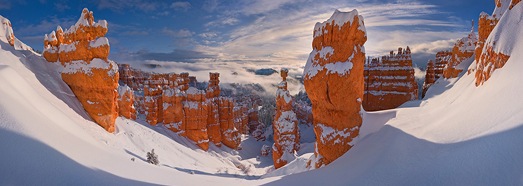 Каньон Брайс зимой, Юта, США - AirPano.ru • 360 Degree Aerial Panorama • 3D Virtual Tours Around the World