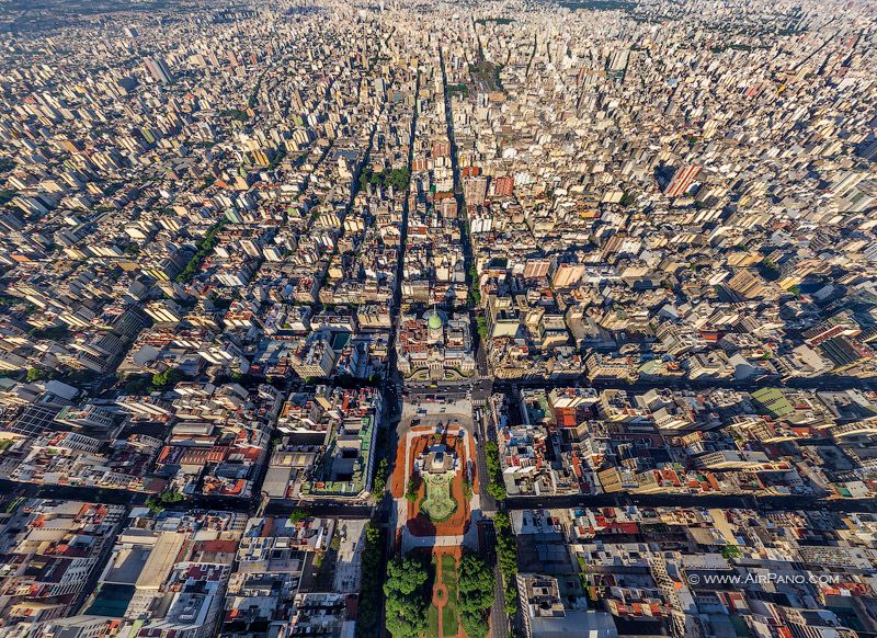 Bird's eye view of the Congressional Plaza