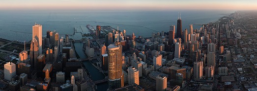 Чикаго, Иллинойс, США - AirPano.ru • 360 Degree Aerial Panorama • 3D Virtual Tours Around the World