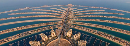 Дубаи, ОАЭ, виртуальный тур по искусственным островам - AirPano.ru • 360 Degree Aerial Panorama • 3D Virtual Tours Around the World