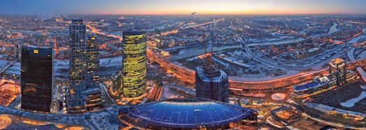 Башня Федерация до пожара. Вид на Москву с высоты 350м - AirPano.ru • 360 Degree Aerial Panorama • 3D Virtual Tours Around the World