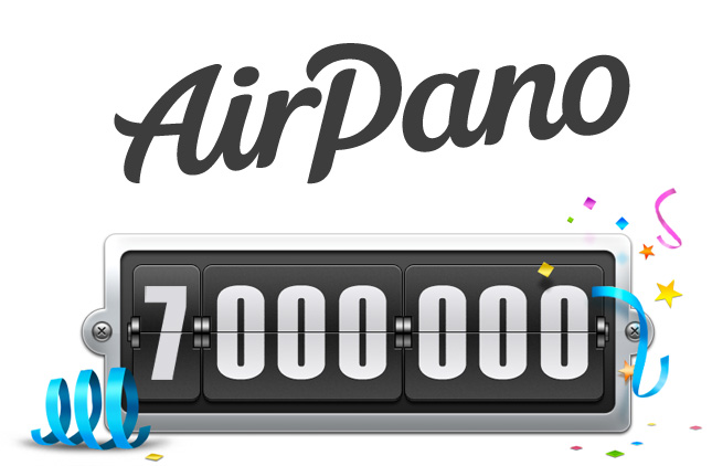 7 000 000 visitors of AirPano.com