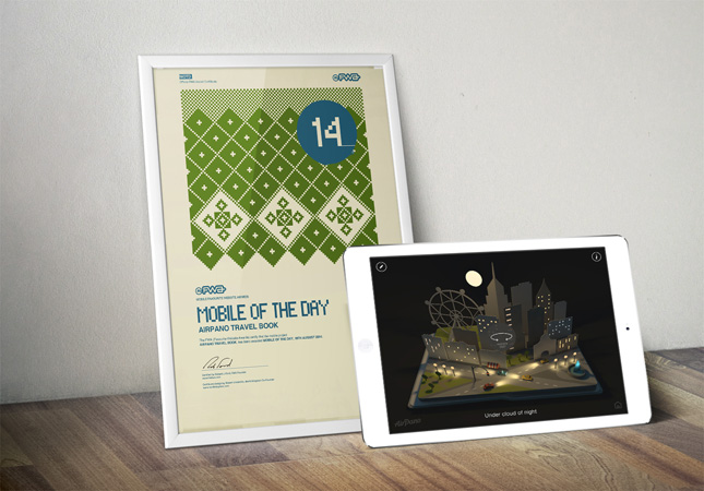 AirPano Travel Book has received the FWA Mobile Of The Day Award 