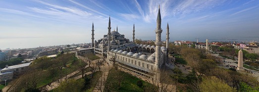 Trei moschei din Istanbul, Turcia - 360 AirPano.ru • Panorama programe de antenă • Tururi virtuale 3D din întreaga lume