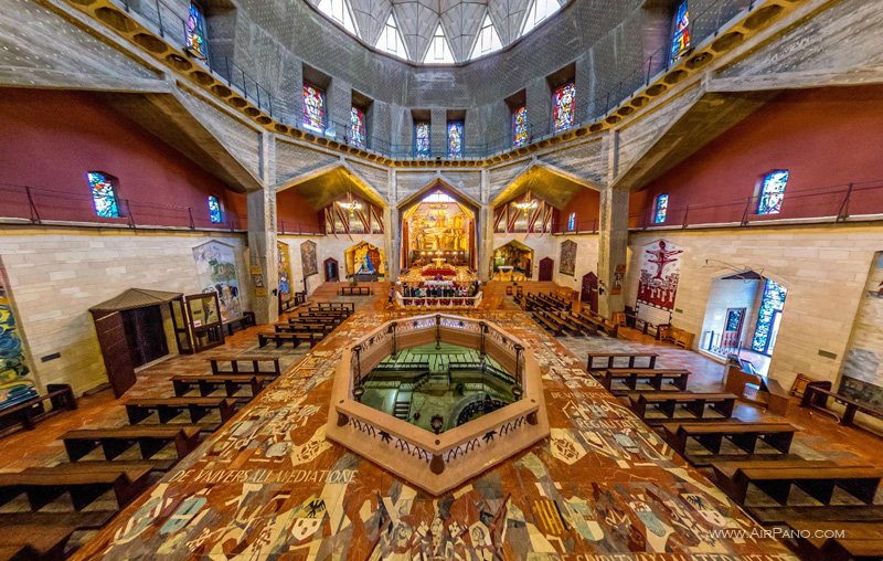 Inside the Basilica The Annunciation, Nazareth 