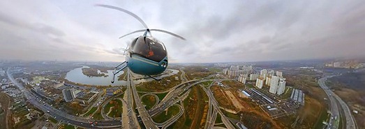 360 видео, тестовая съемка с воздуха, Москва • AirPano.ru • 360 Degree Aerial Panorama • 3D Virtual Tours Around the World