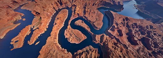 Озеро Пауэлл, Юта-Аризона, США - AirPano.ru • 360 Degree Aerial Panorama • 3D Virtual Tours Around the World