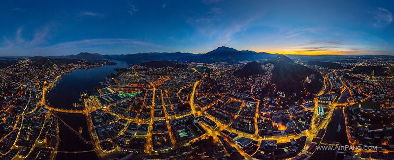 Lucerne at night