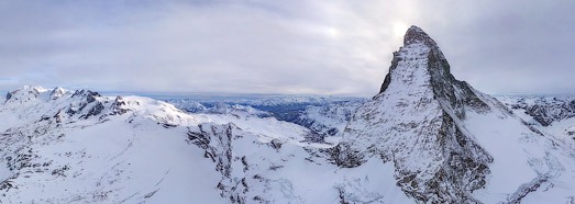 Cervinia Matterhorn, Monte Rosa, Zermatt - AirPano.ru • 360 programe de Aerial Panorama 3D • Tururi Virtuale din întreaga lume