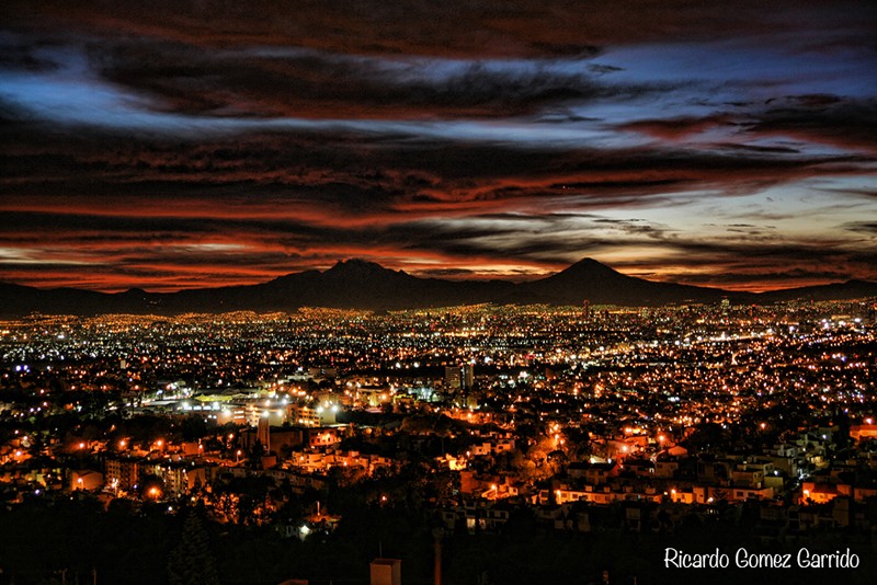 Mexico City at night