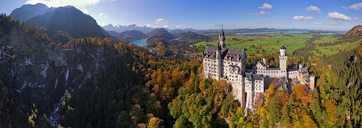 Castelul Neuschwanstein, Germania - AirPano.ru • 360 programe de panoramă aeriană • Tururi Virtuale 3D din întreaga lume