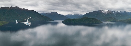 Новая Зеландия, Озеро Манапури, Западные Фьорды - AirPano.ru • 360 Degree Aerial Panorama • 3D Virtual Tours Around the World