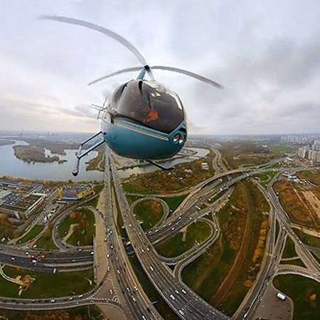 Тестовая съемка с воздуха, Москва 