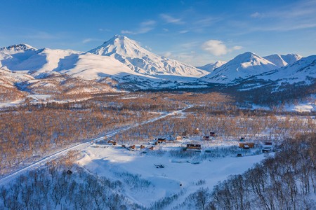 Snow Valley. Freeride in Kamchatka, Russia