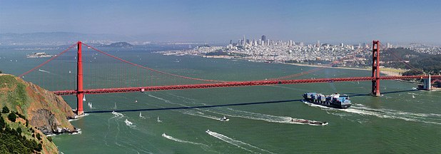 Мост Золотые Ворота, Сан-Франциско, США - AirPano.ru • 360 Degree Aerial Panorama • 3D Virtual Tours Around the World