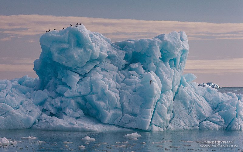 Iceberg broken off from Austfonna Glacier, Nordaustlandet Island