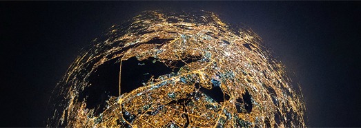 Ночной полет в стратосфере над Москвой • AirPano.ru • 360 Degree Aerial Panorama • 3D Virtual Tours Around the World