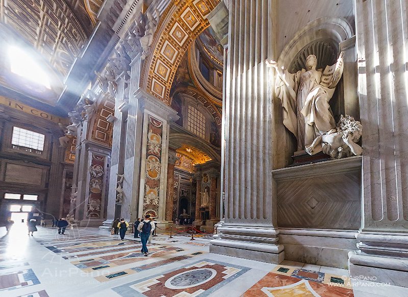 Interior of St. Peter's Basilica