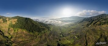 Clouds above Samaba Terraces