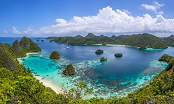 Wayag islands view from the top of the hill, Raja Ampat, Indonesia #2