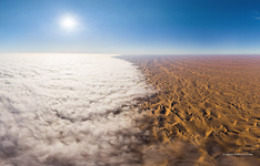 Mist above the Namib Desert #1