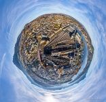 Above the railway station. Planet