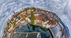 Old buildings of Lucerne