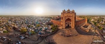 Buland Darwaza (Gate of Magnificence). Panorama