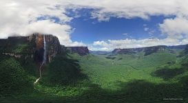 Панорама водопада Анхель, Венесуэла