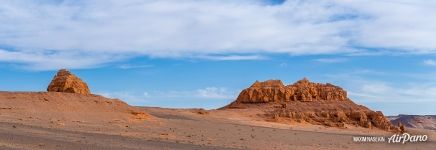 Panorama of Gobi Desert