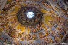 Купол собора Санта-Мария-дель-Фьоре. Флоренция, Италия. Католицизм