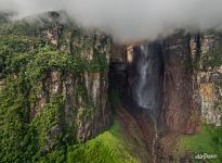 At the bottom of the Angel Falls
