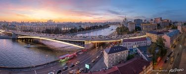 Moskva River, Bolshoy Krasnokholmsky Bridge, Garden Ring