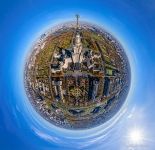 Moscow State University in the autumn. Planet