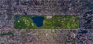 USA, New-York. Central Park, top view