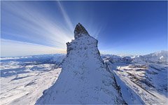 Switzerland, the Matterhorn Mountain