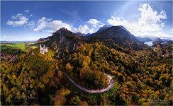 Германия, дорога к замку Нойшванштайн https://neuschwanstein.de/ Германия, дорога к замку Нойшванштайн https://neuschwanstein.de/