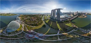 Marina Bay Sands hotel - panorama, Singapore