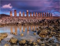 Moai Statues, Reflection