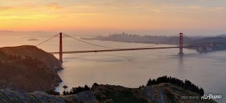 Panorama of the Golden Gate Bridge #3