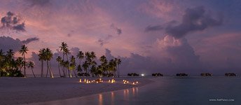 Maldives Islands at night #2