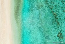 Цвет воды на Мальдивах №4