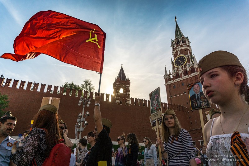 Бессмертный полк, Москва, 9 мая 2016