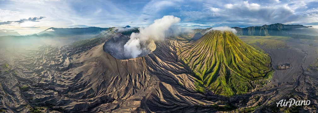 Crater of the Bromo volcano