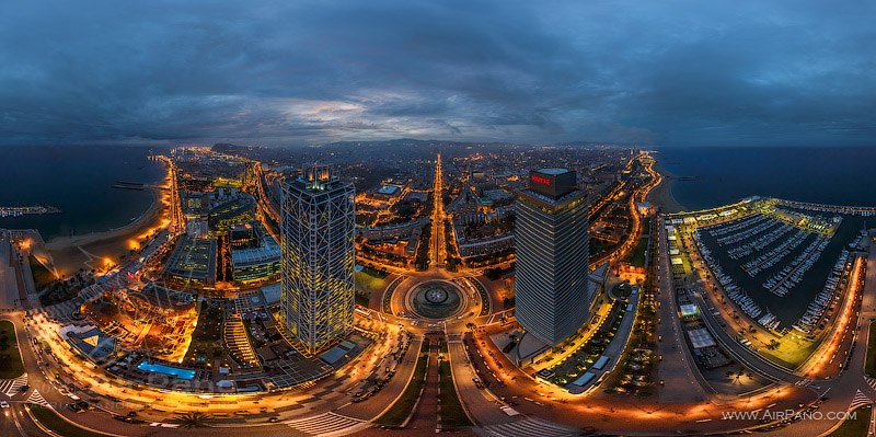 Ночная Барселона Ночная Барселона