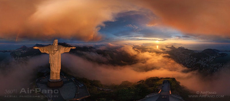 The statue of Christ the Redeemer, Rio de Janeiro, Brazil